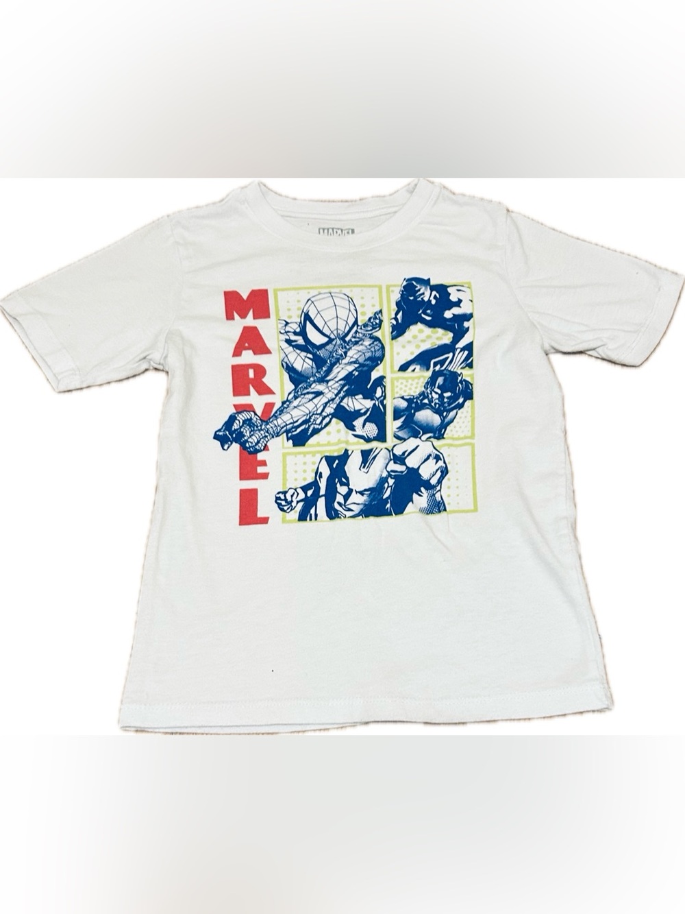 Marvel Boys' Avengers Comic Graphic T-Shirt Size 6/7
